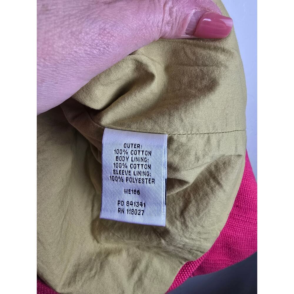 Boden linen Jacket size 10 small? Pink 100 coton - Picture 3 of 5